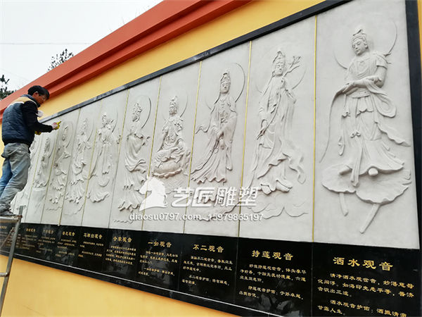 赣州寺庙浮雕