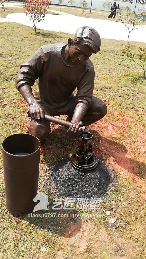 江西省水文局雕塑 玻璃钢雕塑