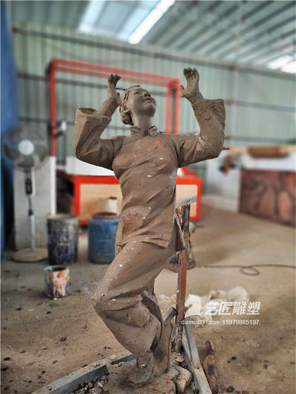 赣州民俗文化雕塑 玻璃钢雕塑