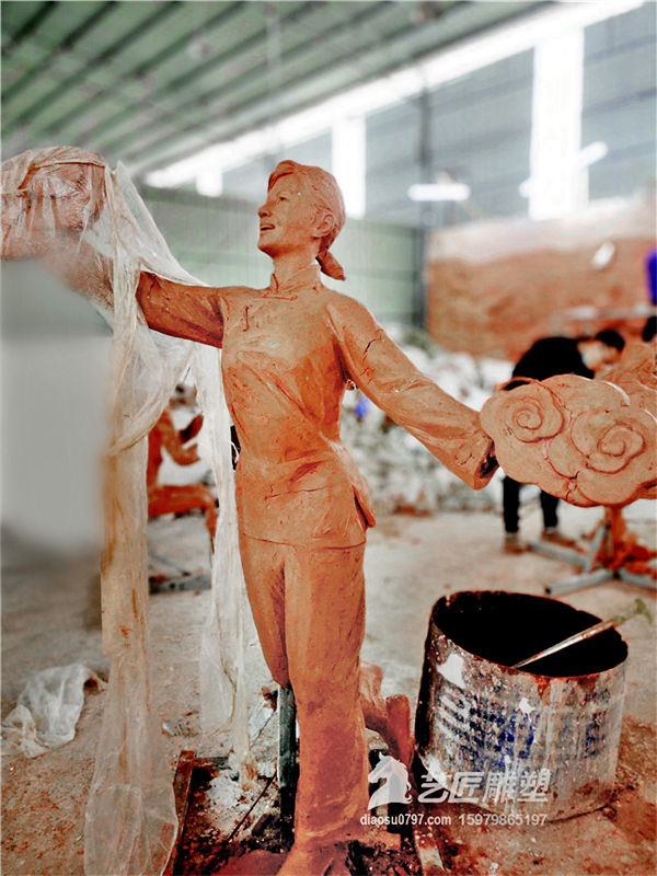 江西特色文化雕塑 江西玻璃钢雕塑