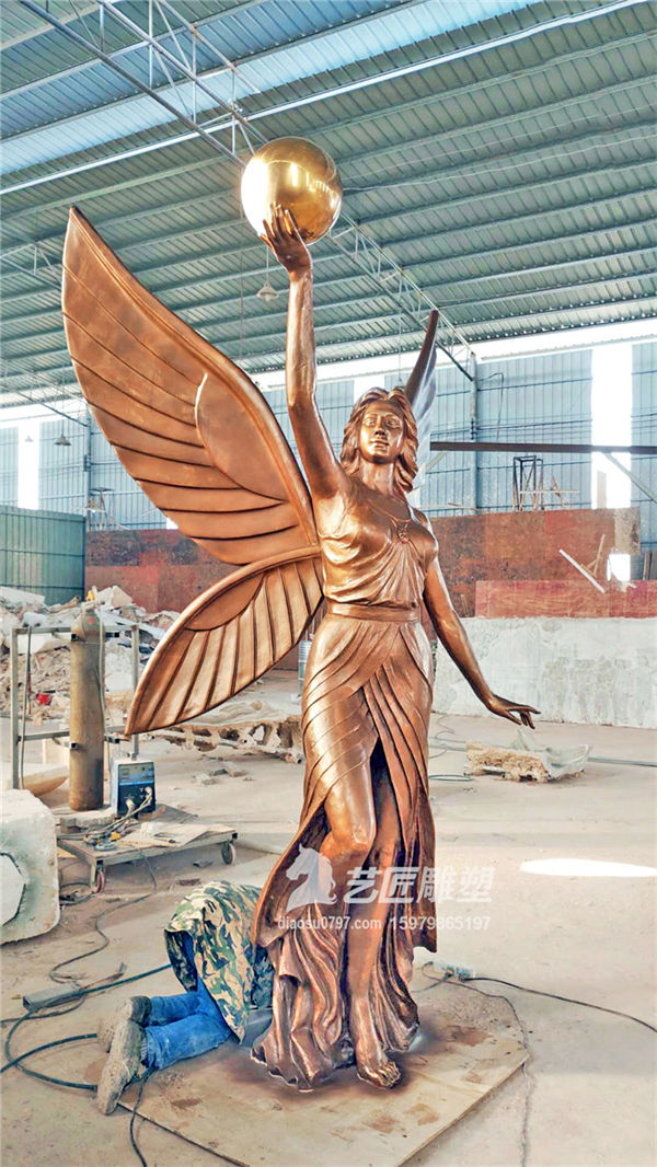 赣州房地产女神像雕塑 赣州天使女神像