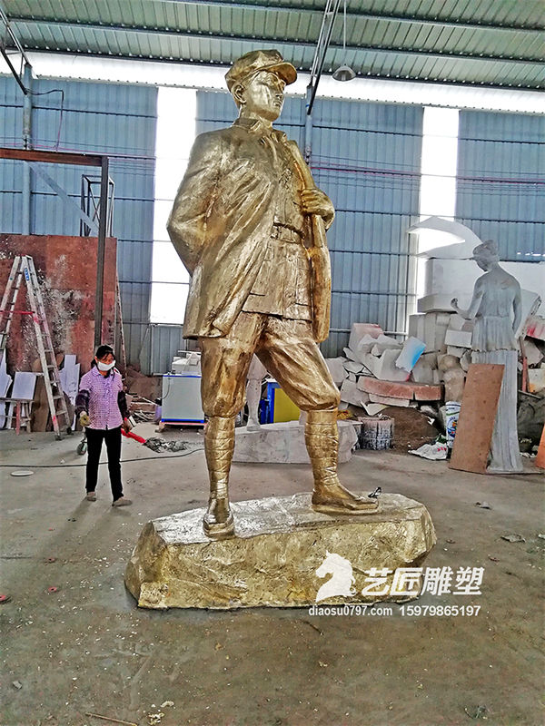 赣州铸铜雕塑 赣州红色文化雕塑