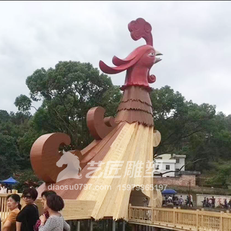 信丰 畲乡巨型凤凰雕塑