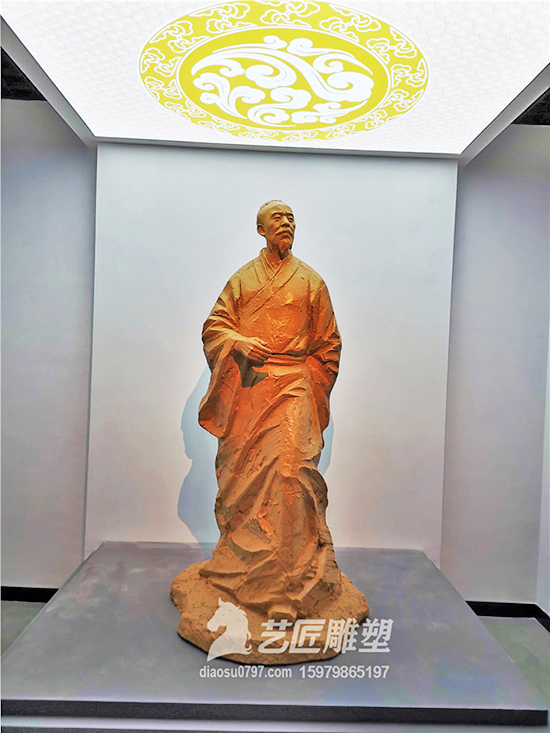 江西（赣县）客家博物院雕塑—赣县诗人曾畿雕像